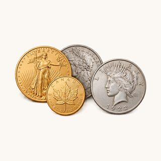 Gold and silver bullion and collectible coins